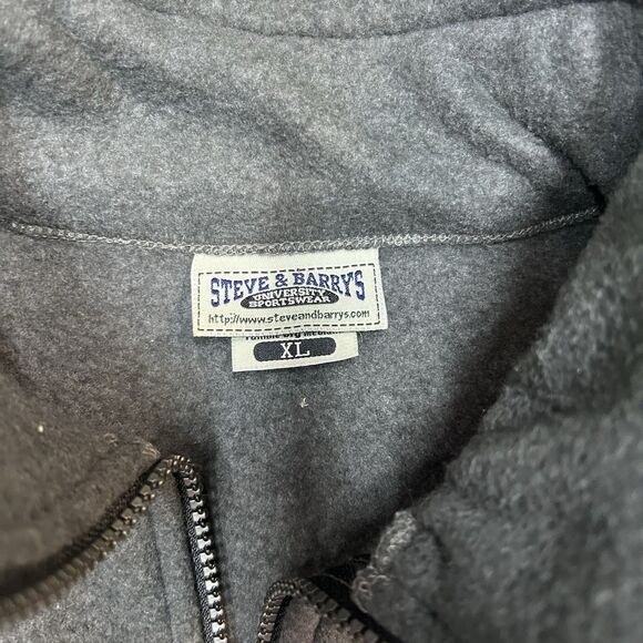 Michigan Wolverines Vintage Steve & Barrys Gray Full Zip Jacket Size XL - Picture 6 of 6
